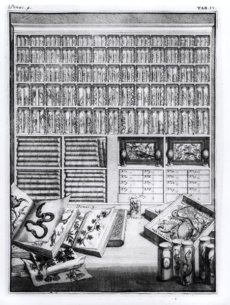 Tabell 4 fra Elenchus Tabularum av Levin Vincent (1658-1727) 1719 av English School