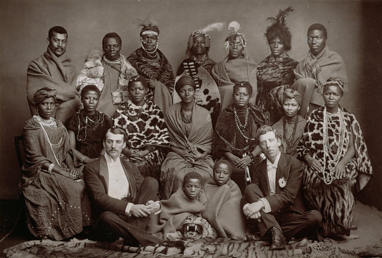 The African Native Choir, 1891 (woodburytype) av English School