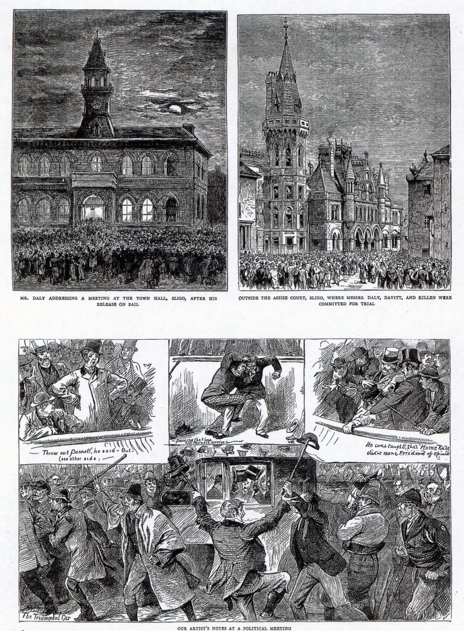 The Agitation in Ireland, illustrasjoner fra 
