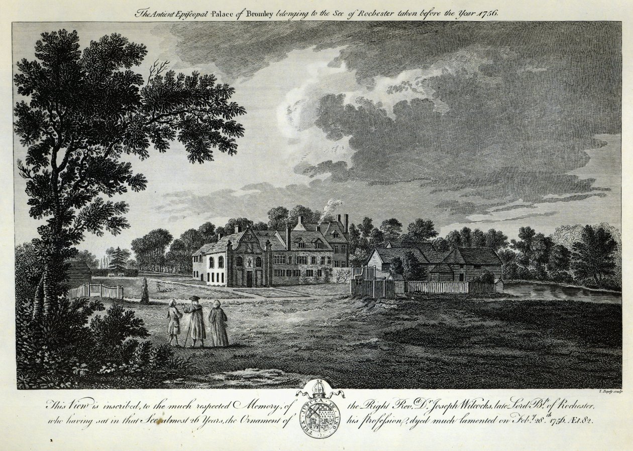 Det gamle episkopale palasset i Bromley av English School