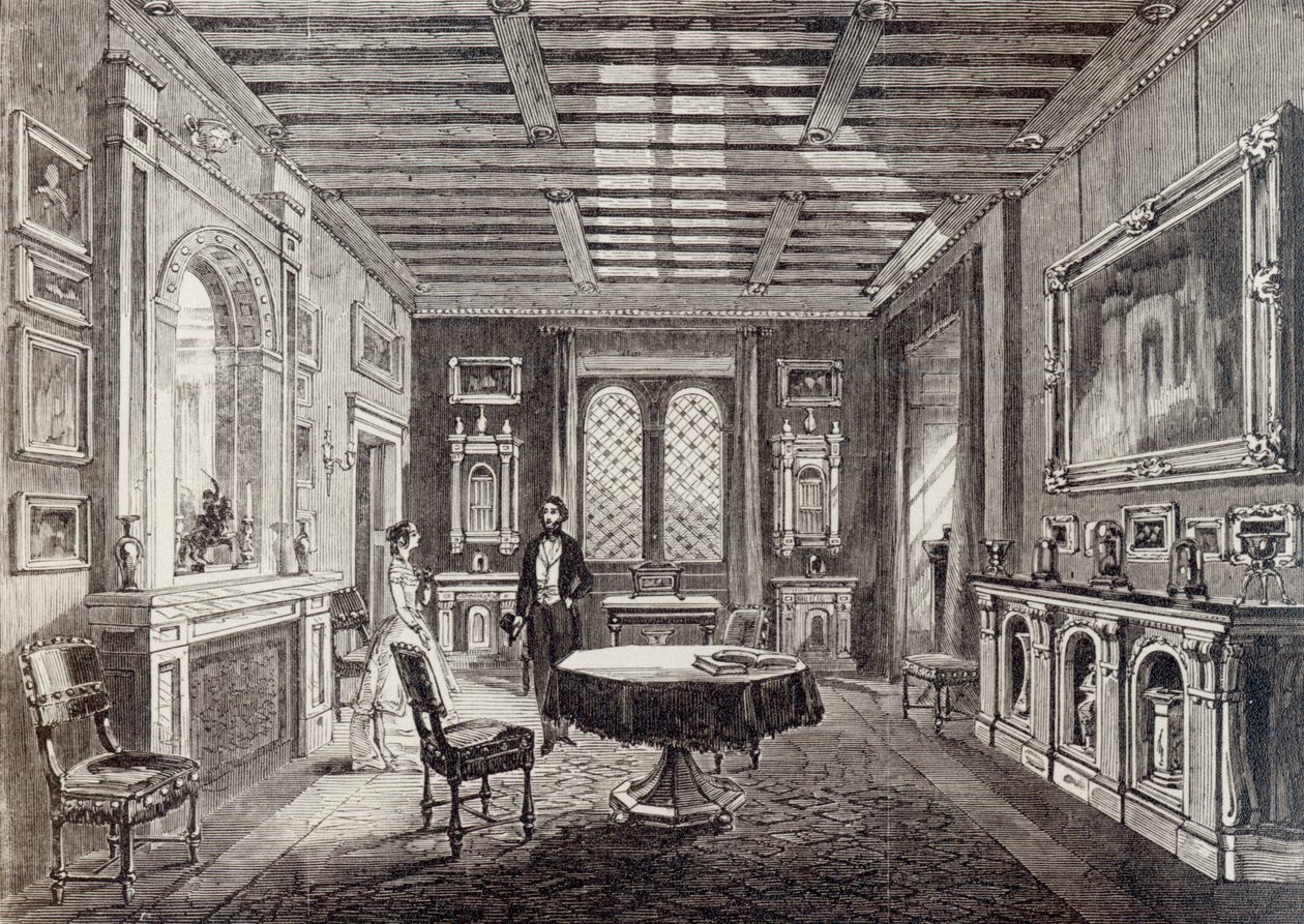 The Crimson Drawing Room, Lansdown Tower av English School