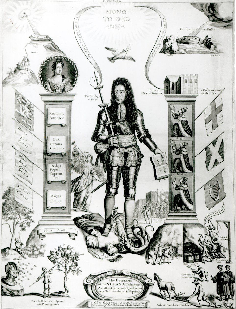 The Emblem of England, oktober 1690 av English School