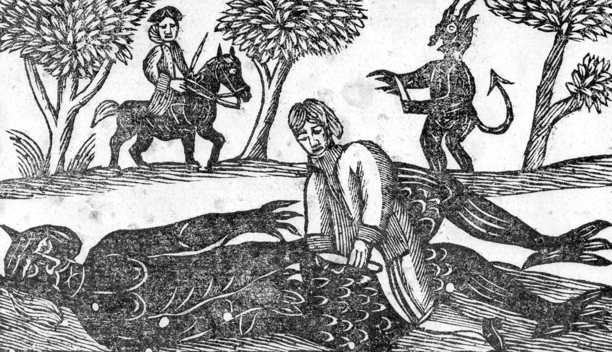 The Gelding of the Devil, en illustrasjon fra 
