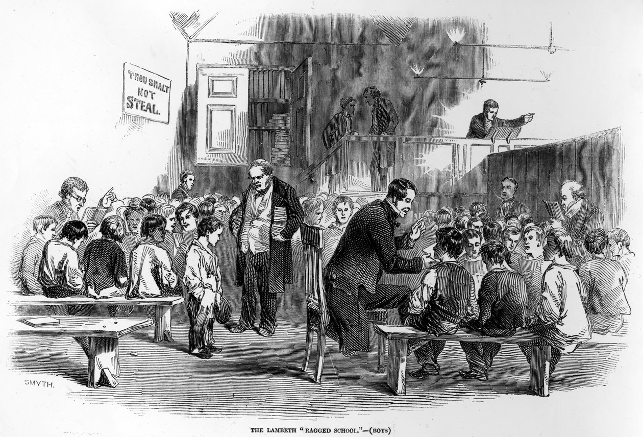The Lambeth Ragged School, illustrasjon fra 