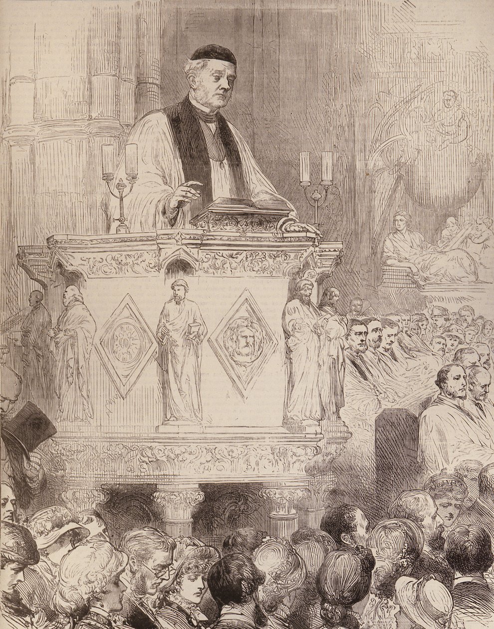 The Late Dean Stanley: A Reminiscence, fra 'The Illustrated London News', 30. juli 1881 av English School