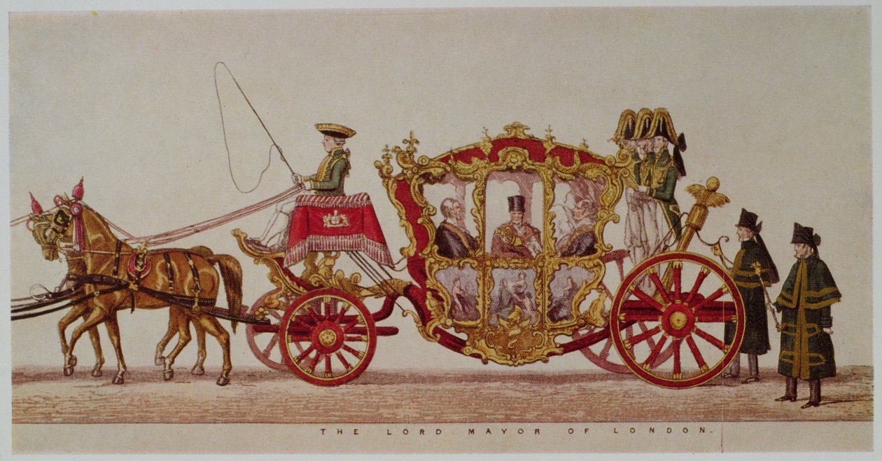 Lord Mayor of London, 1853 av English School