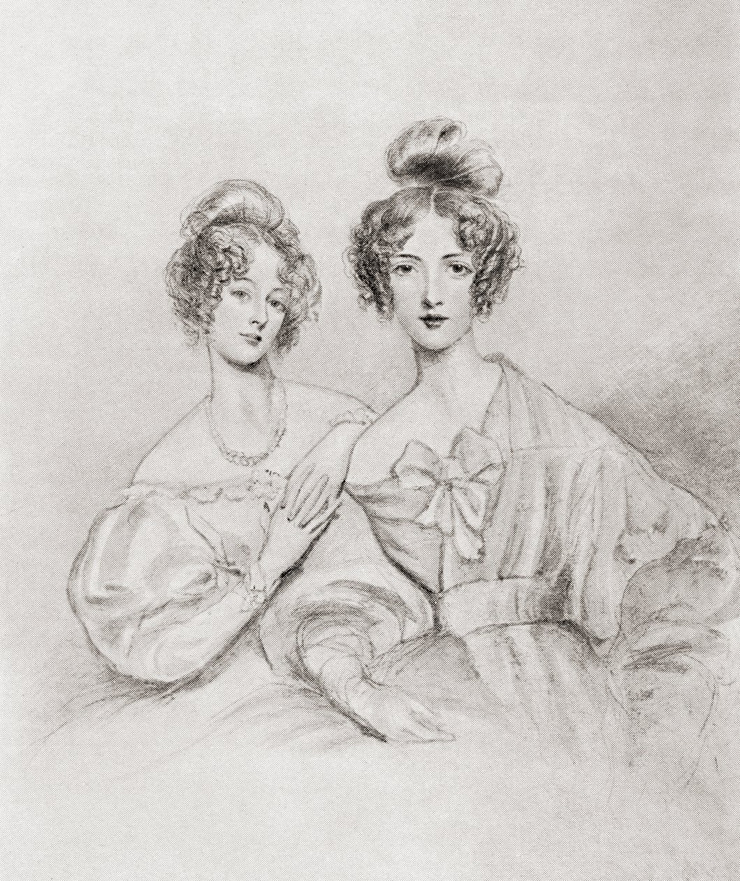 Frøkenene Catherine og Mary Glynne, fra 