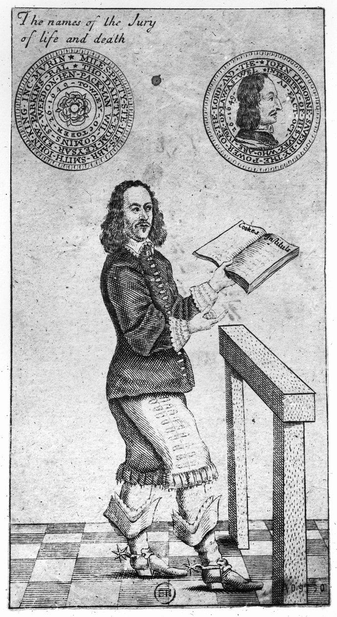 Navnene på juryen for liv og død, 1649 av English School