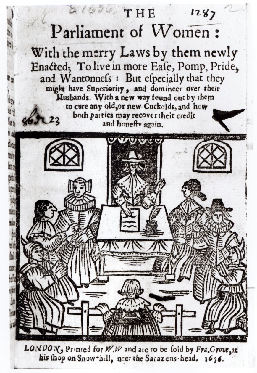 Kvinners parlament, 1656 av English School