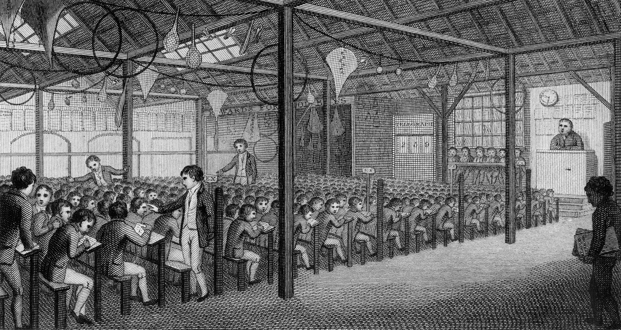 The Royal Free School, utgitt av W.Robbin, ca. 1805 av English School