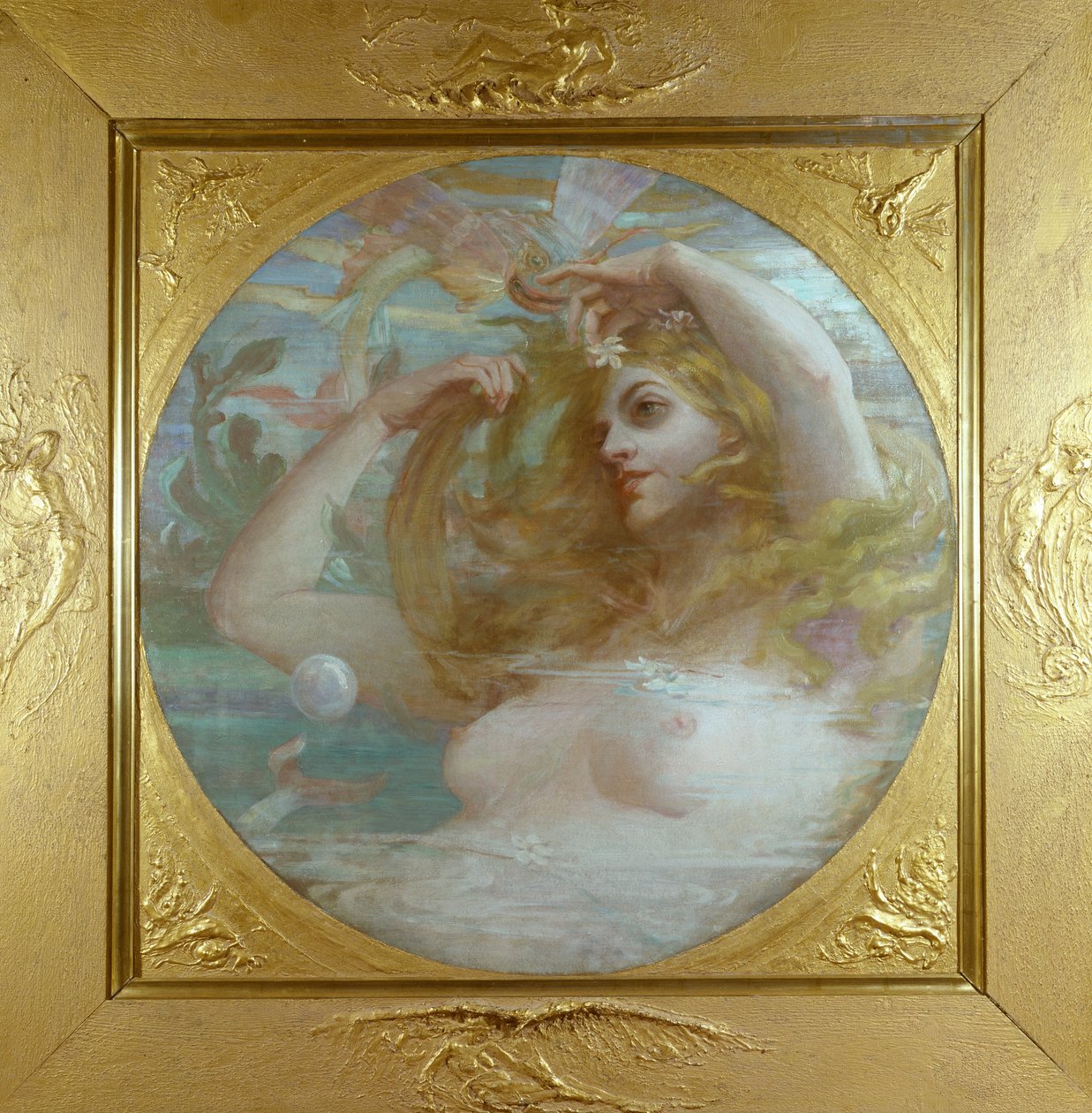 Havnymfen, ca. 1880 av English School