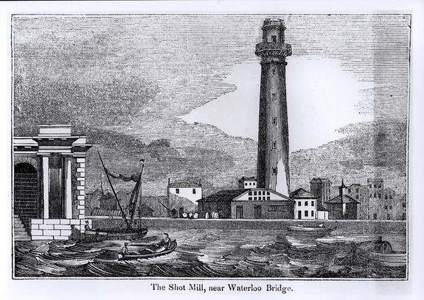 The Shot Mill, nær Waterloo Bridge av English School