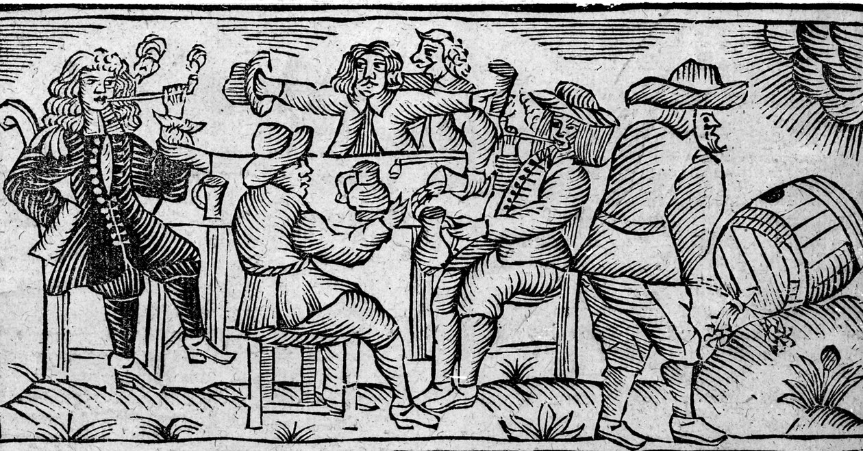 The Wine-Coopers Delight, fra "A book of Roxburghe Ballads" av English School