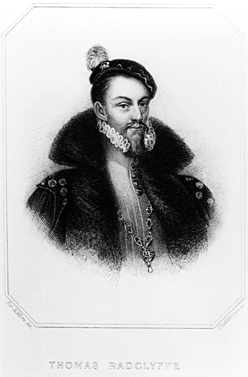 Thomas Radclyffe (ca. 1526-83) 3. jarl av Sussex av English School