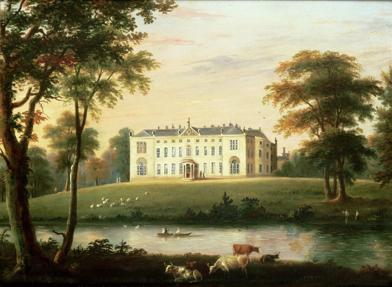 Thorp Perrow, nær Snape, Yorkshire av English School