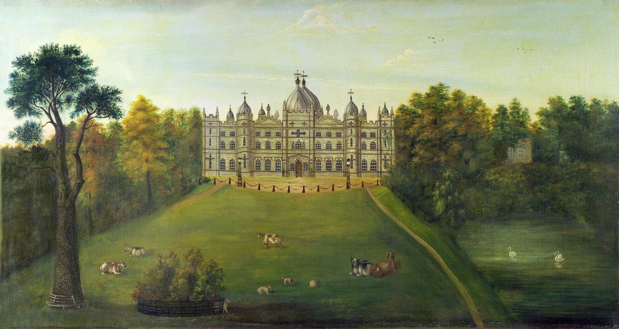 Tong Castle (revet) av English School