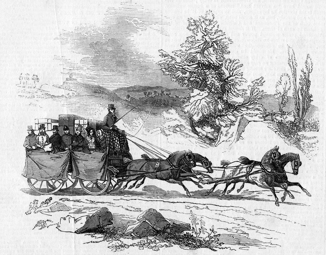 Reiser i Sør- og Vest-Irland i 1845 av English School