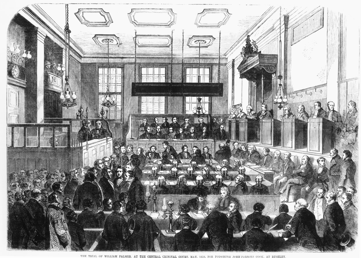 Rettssak mot William Palmer, ved Central Criminal Court, mai 1856, for forgiftning av John Parsons Cook, i Rugeley av English School