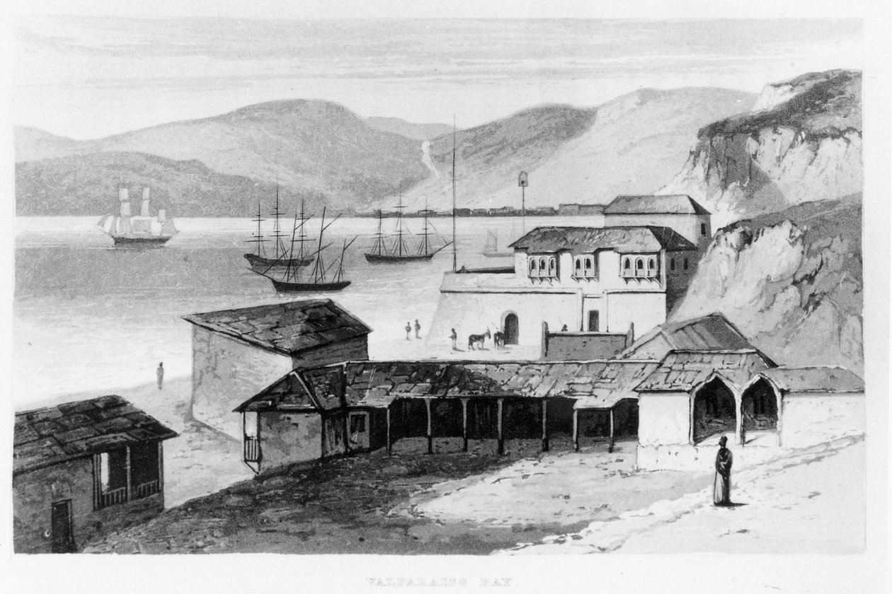 Valparaiso Bay i ca. 1820, fra 