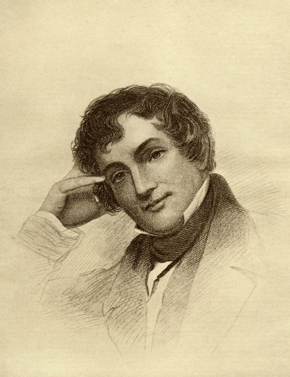 Washington Irving (1783–1859) av English School