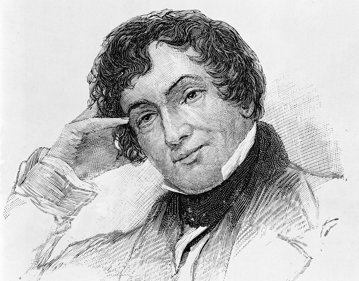 Washington Irving (1783–1859) av English School