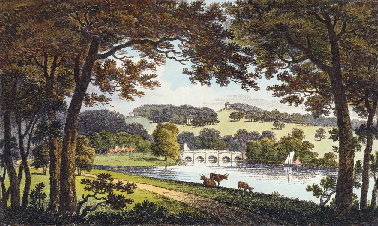 Vann i Wentworth, Yorkshire, 1802 av English School