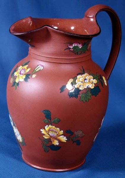 Wedgwood kanne, ca. 1840 (brunt steintøy) av English School