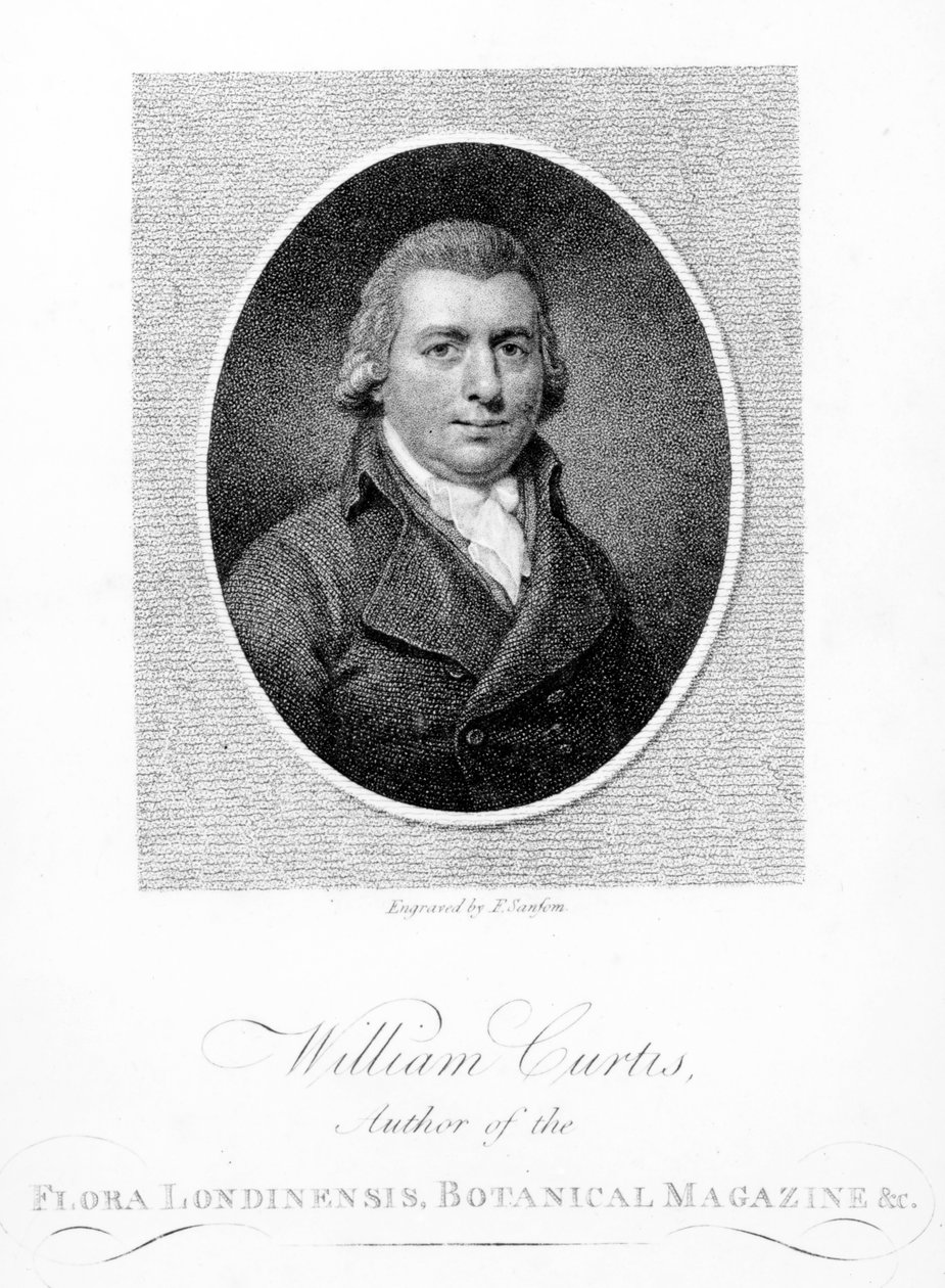 William Curtis, gravert av F. Sansom, 1790 av English School