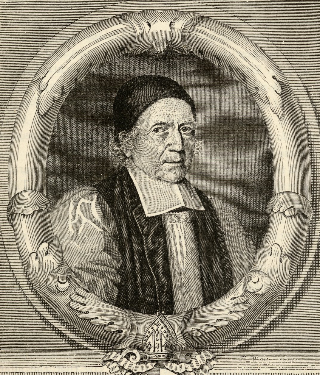 William Sancroft (1617–1693) av English School