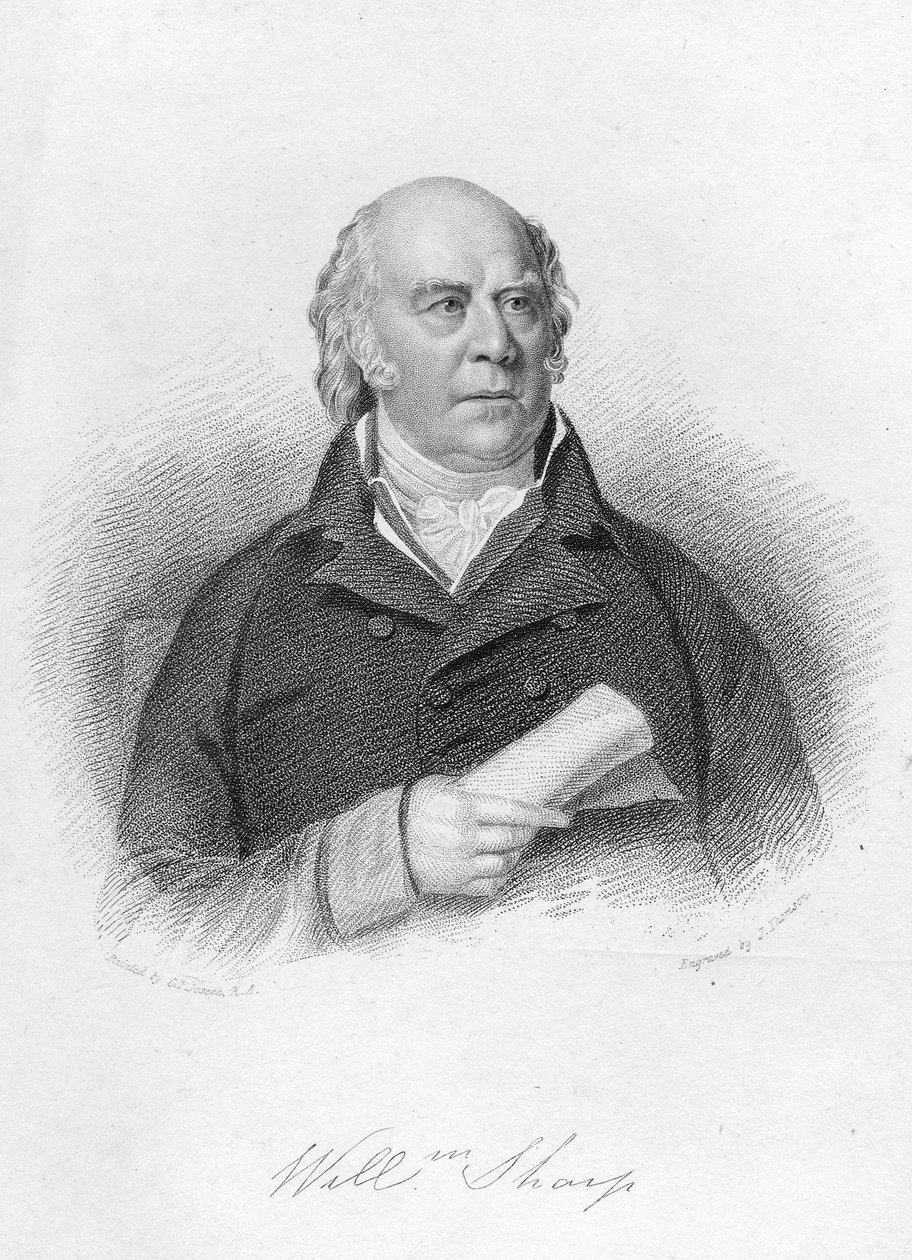 William Sharp, gravert av J. Thomson av English School