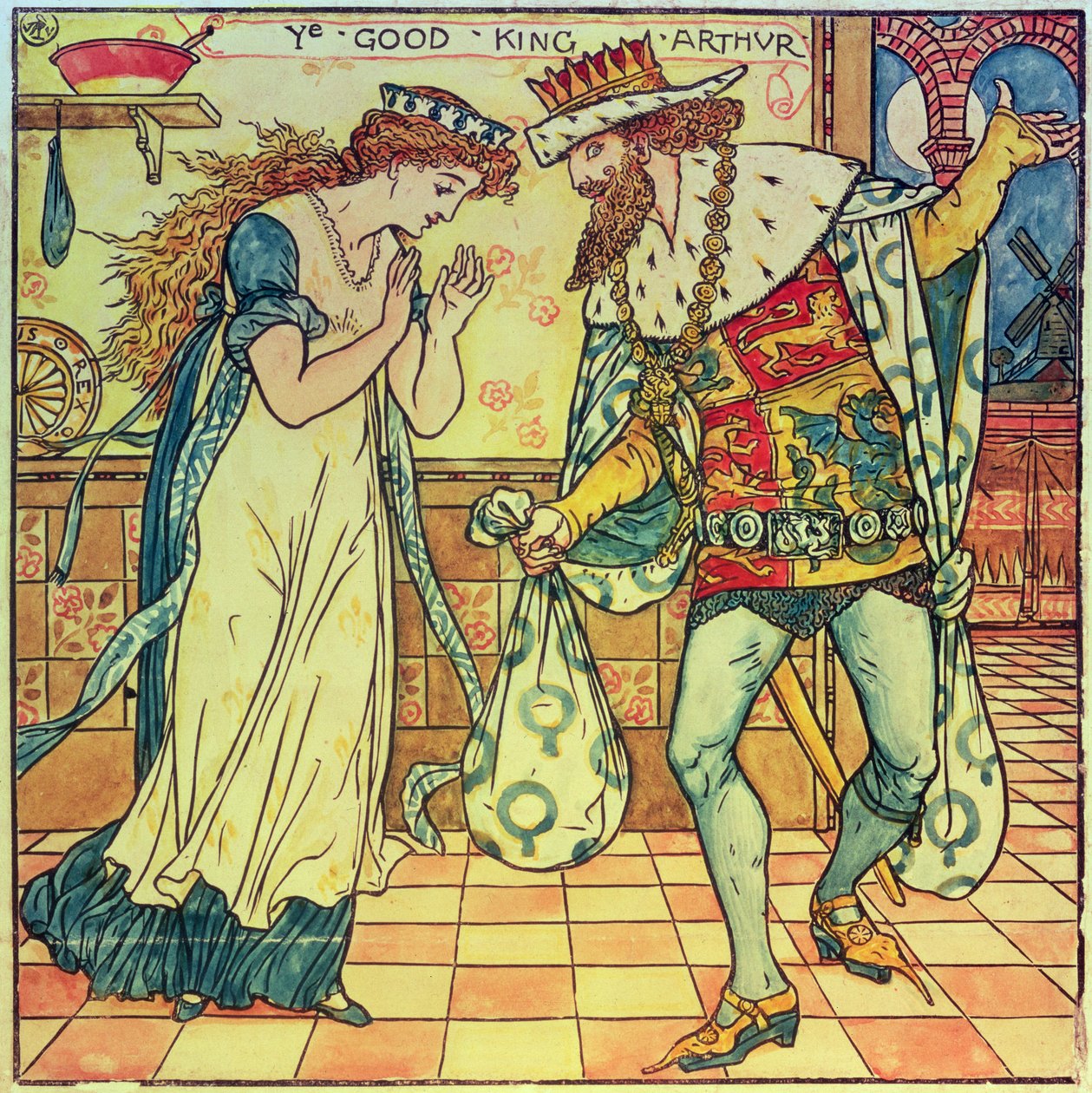 "Ye Good King Arthur" (tegneserie) av English School