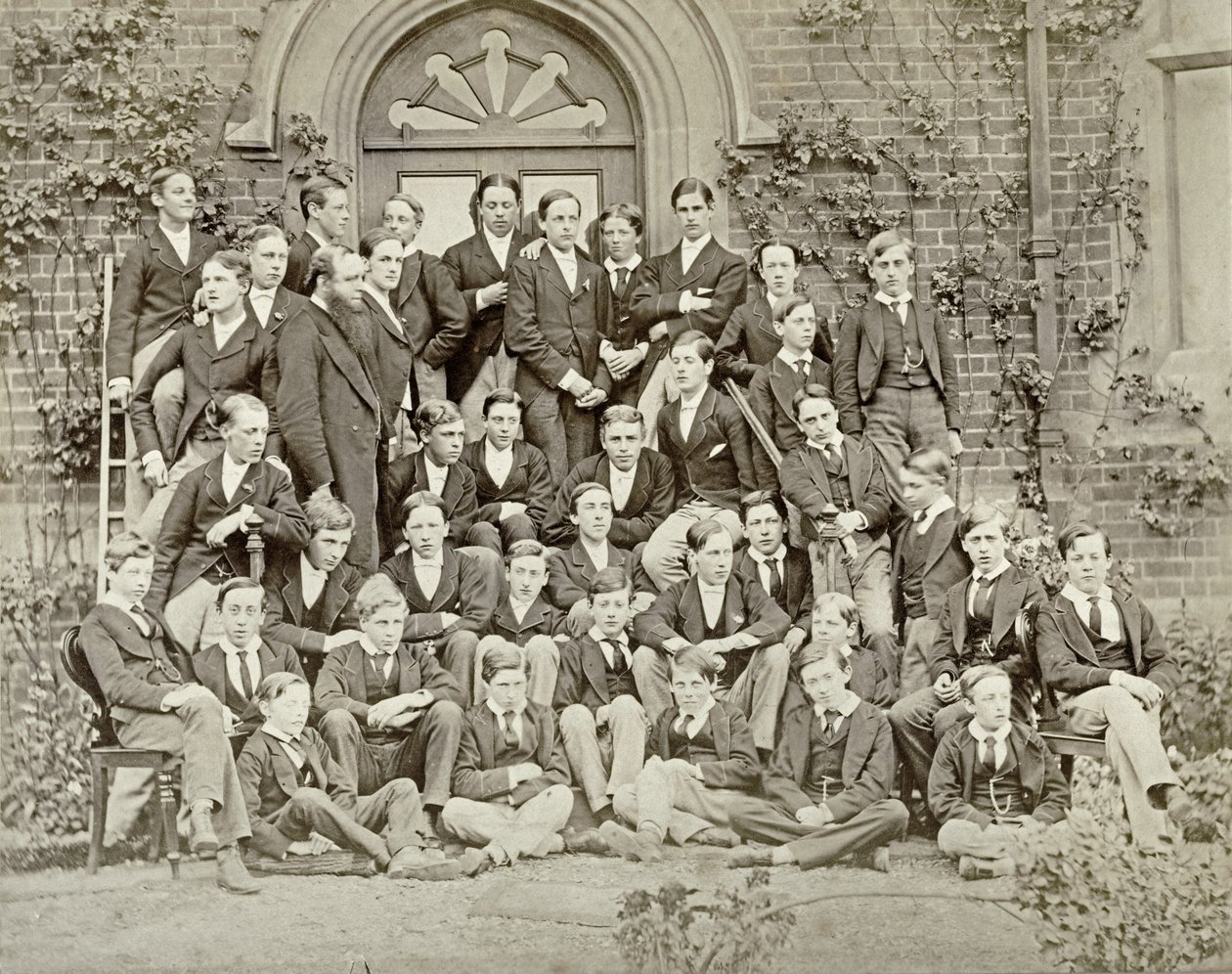 Et husfotografi ved Eton College, 1870-tallet av English Photographer