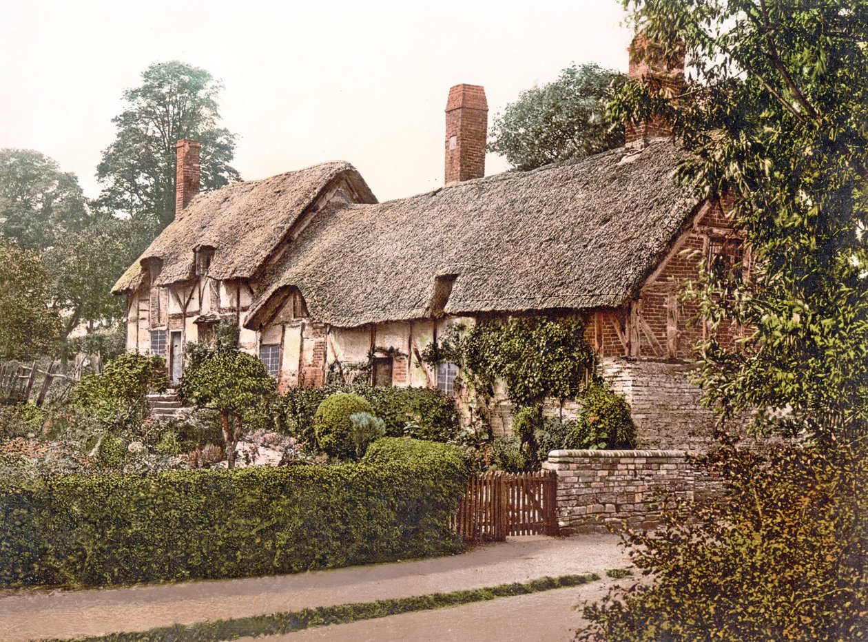 Anne Hathaways hytte i Stratford-upon-Avon, 1890-1900 av English Photographer