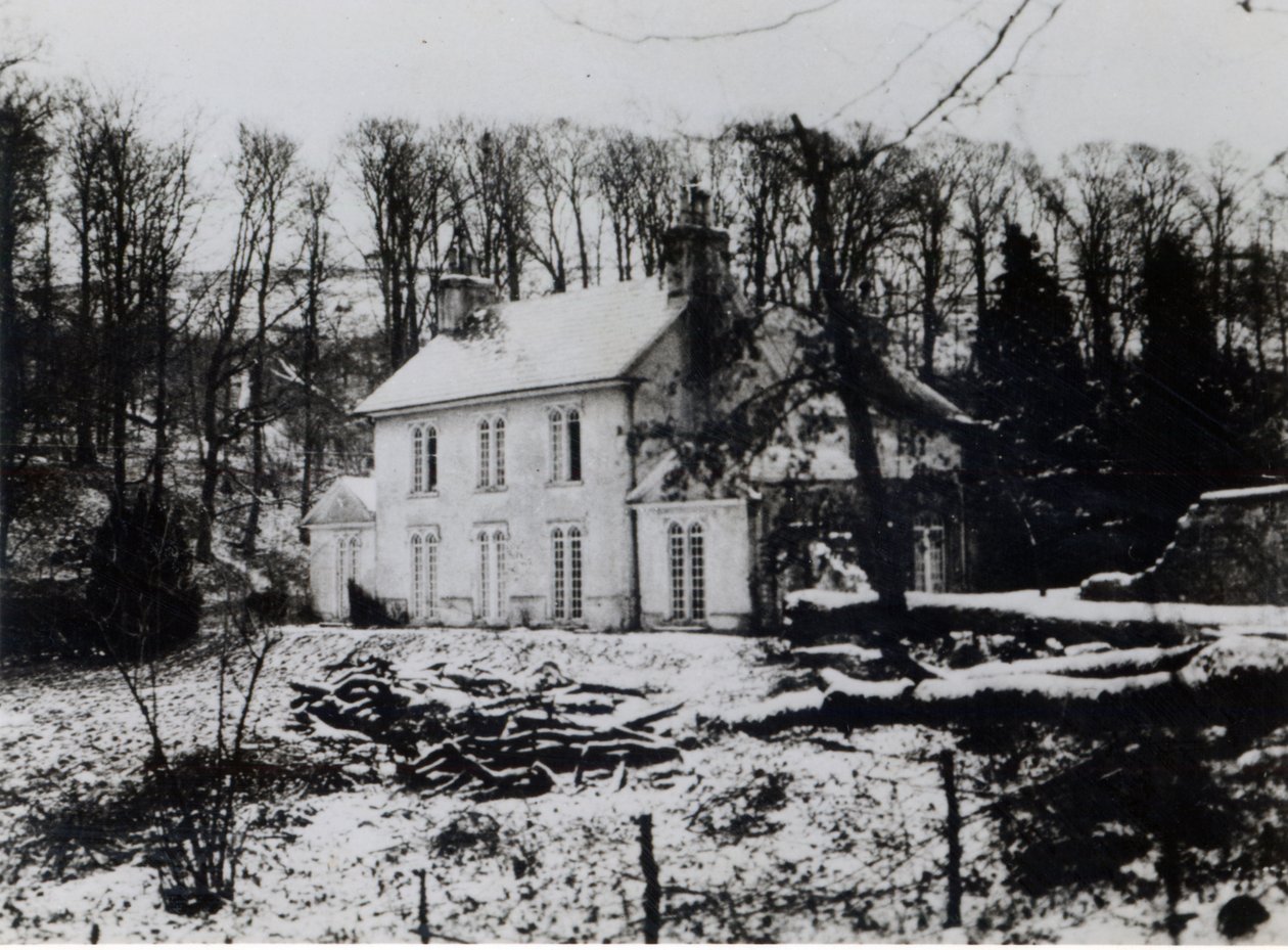 Asham House nær Beddingham i East Sussex av English Photographer
