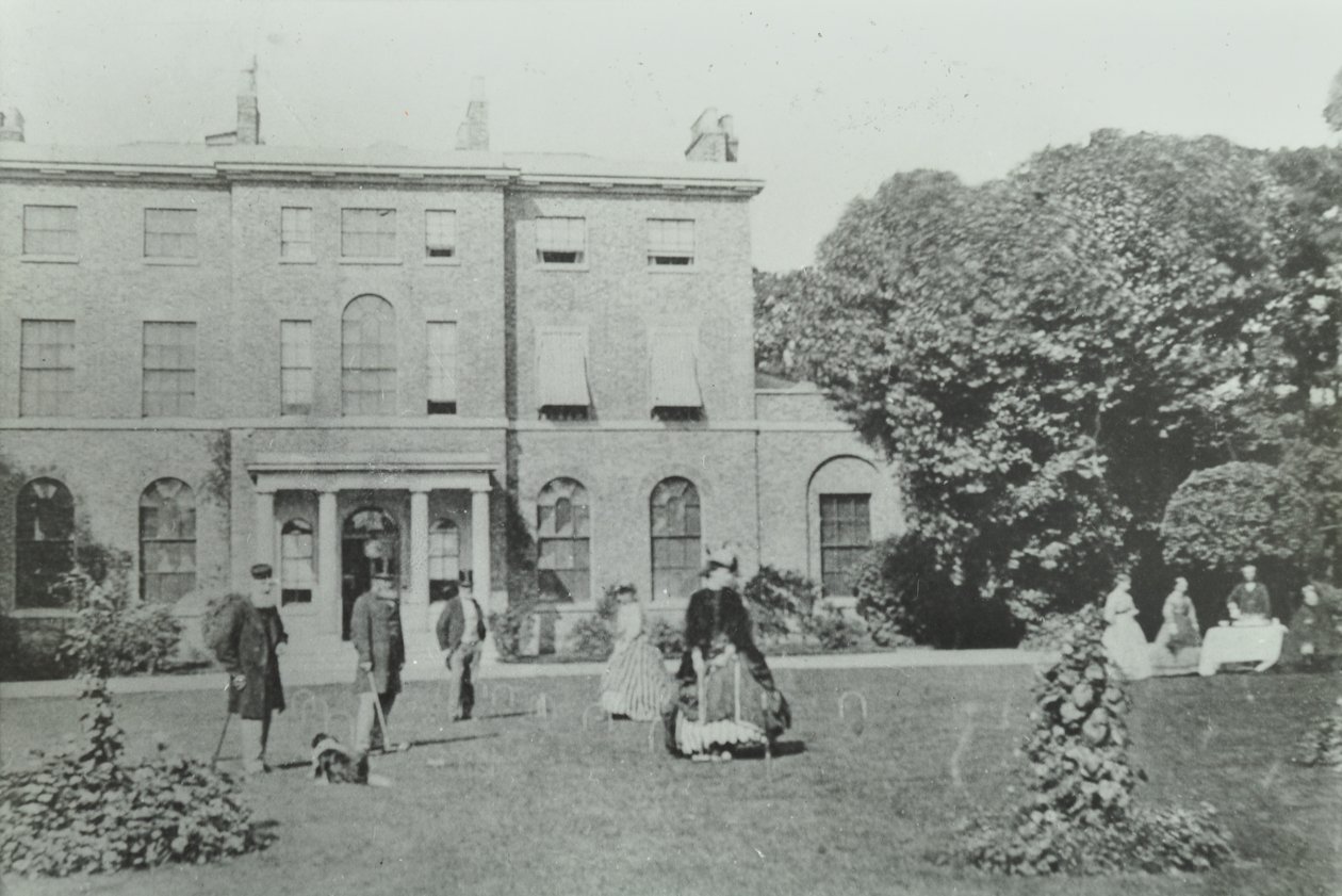 Broomwood House, Broomwood Road: bakre høyde, London, 1890 av English Photographer