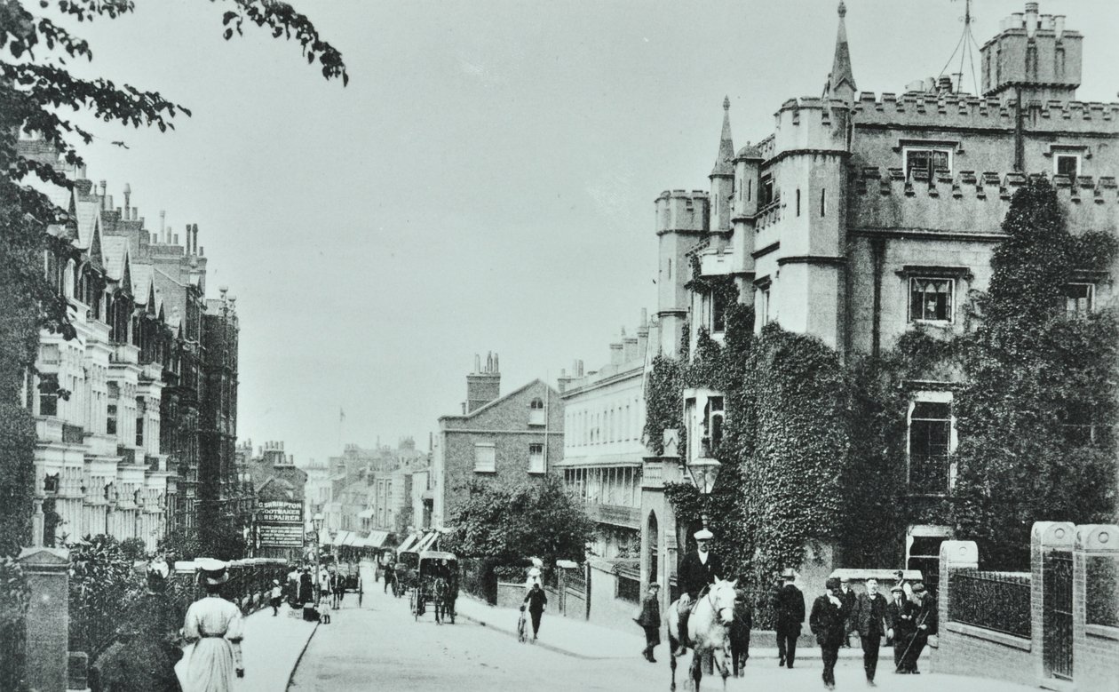 Ellerker College for Daughters of Gentlemen, Richmond Hill, Richmond: generell syn, 1895 av English Photographer