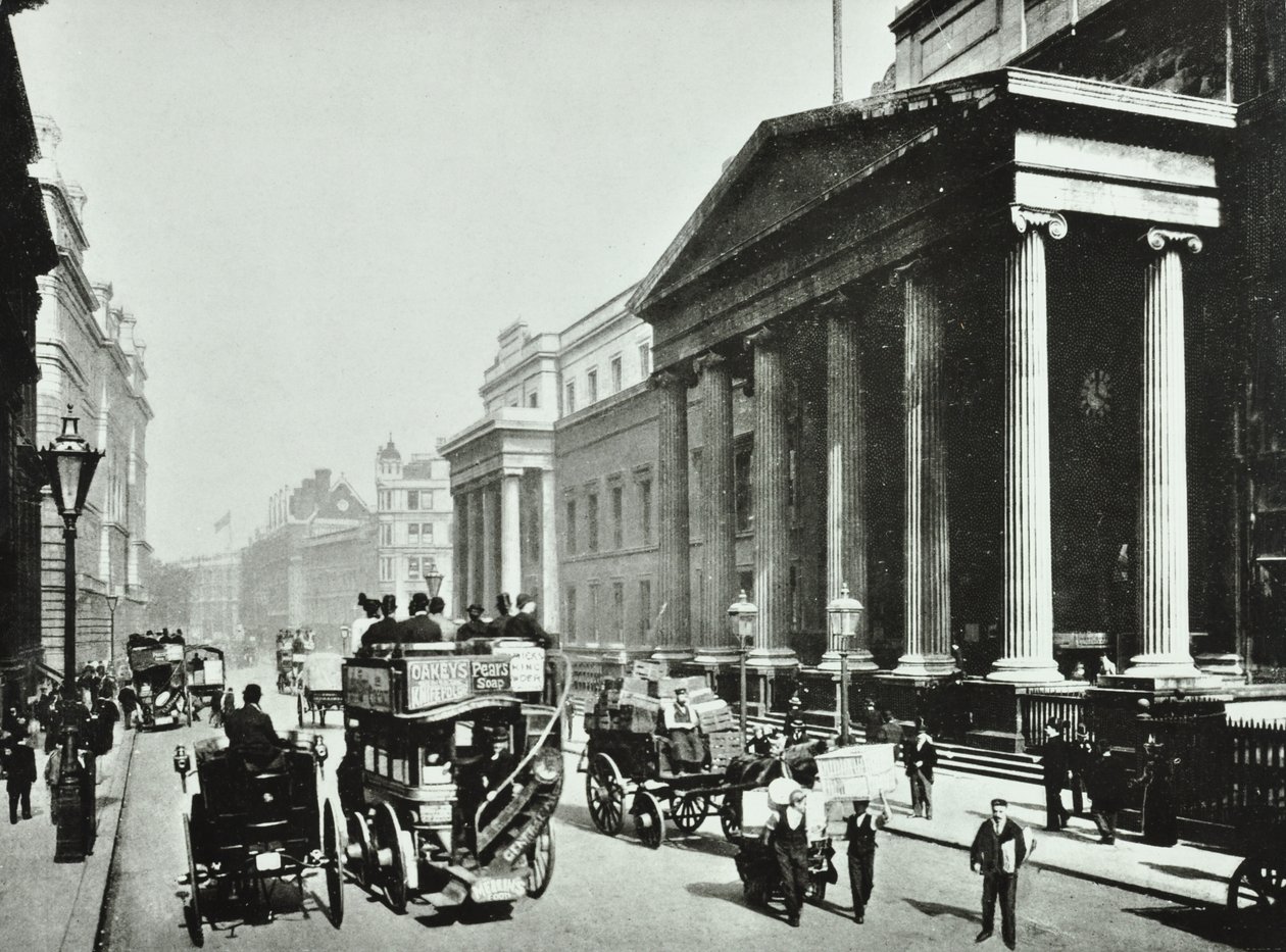 General Post Office, Saint Martins-le-Grand, City of London, 1890 av English Photographer