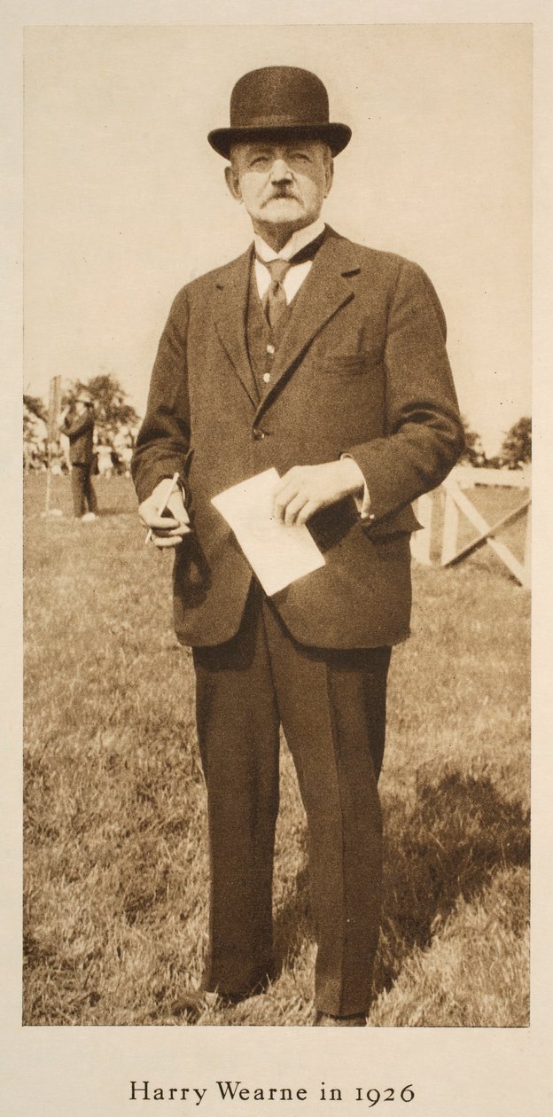 Harry Wearne i 1926 (sepia-bilde) av English Photographer