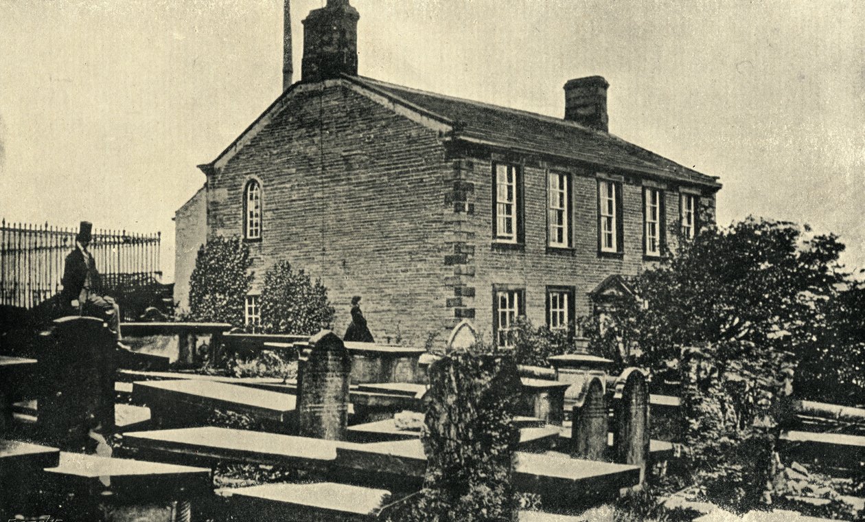 Haworth prestehus, hjemmet til Bronte-familien av English Photographer