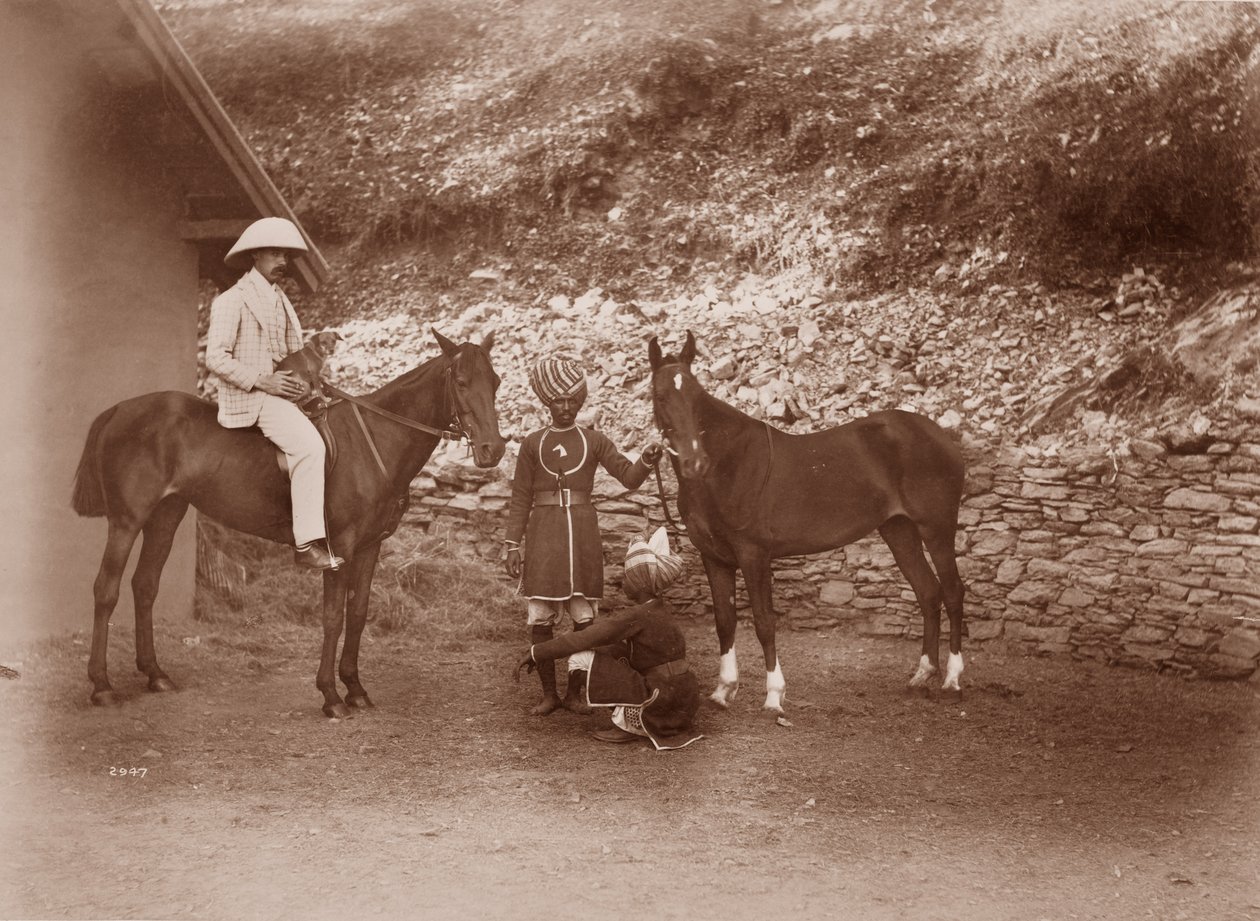 Hester på Simla, Queen Mab og Gladys av English Photographer