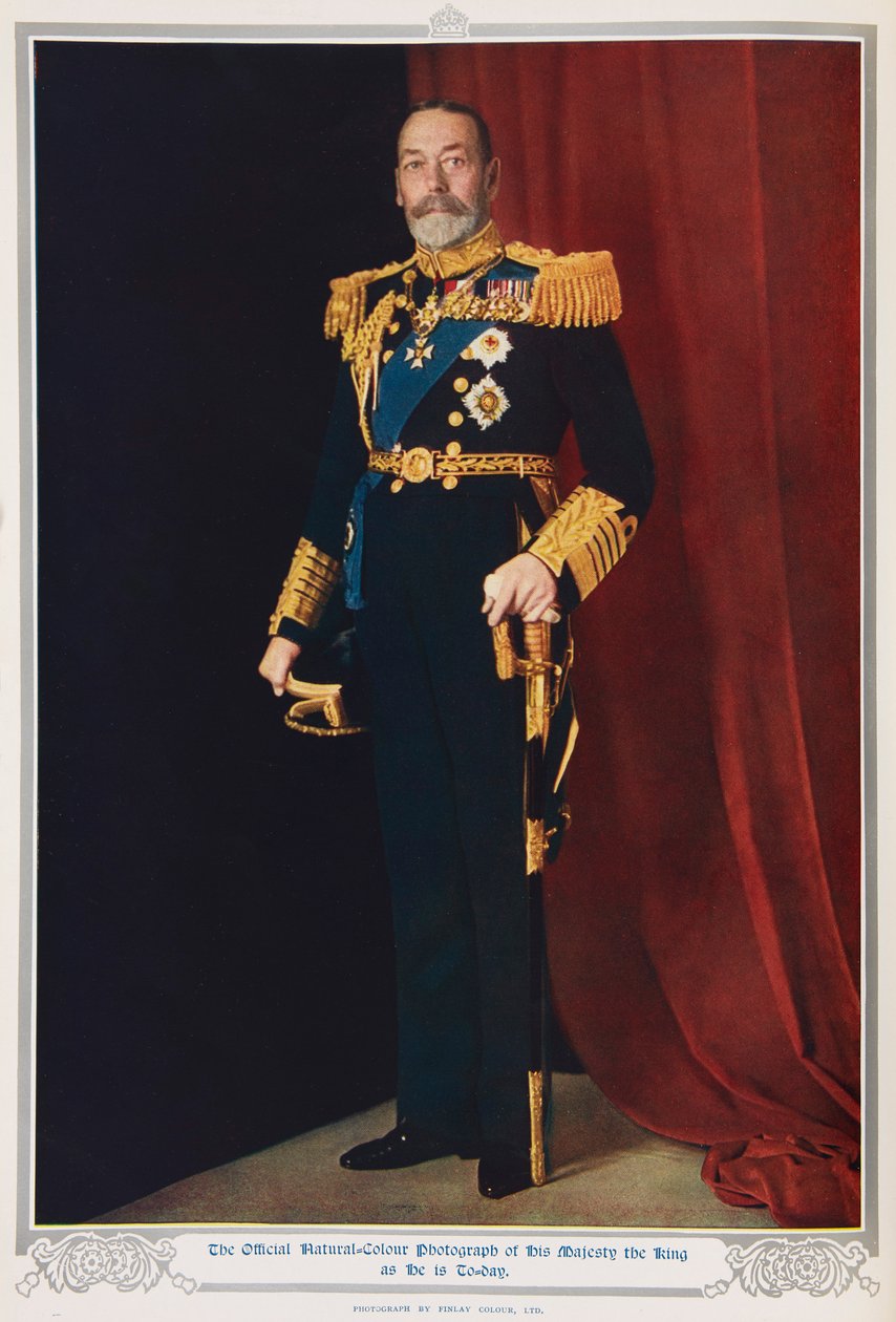 Kong George V i 1935 av English Photographer