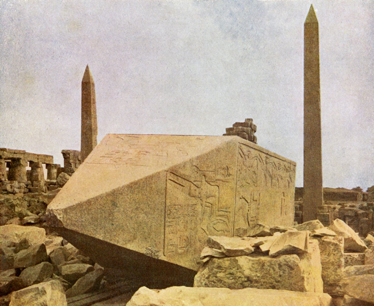 Obelisker i Karnak, Egypt. av English Photographer