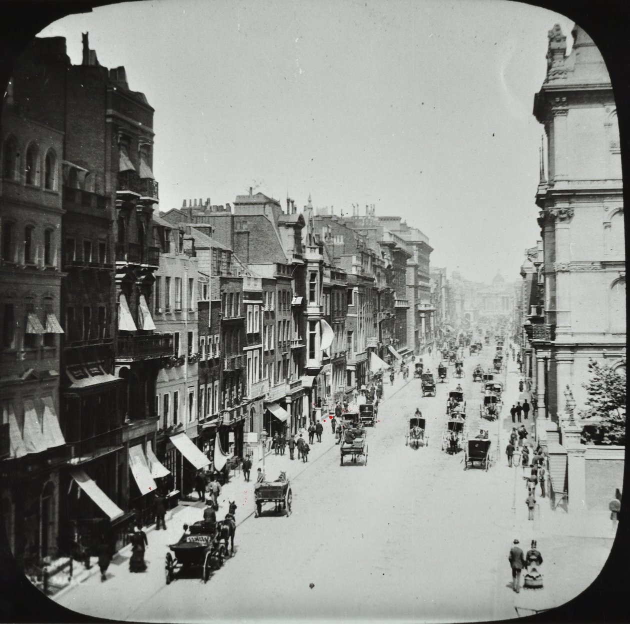 Pall Mall, Westminster LB: ser østover fra Marlborough Road, 1895 av English Photographer
