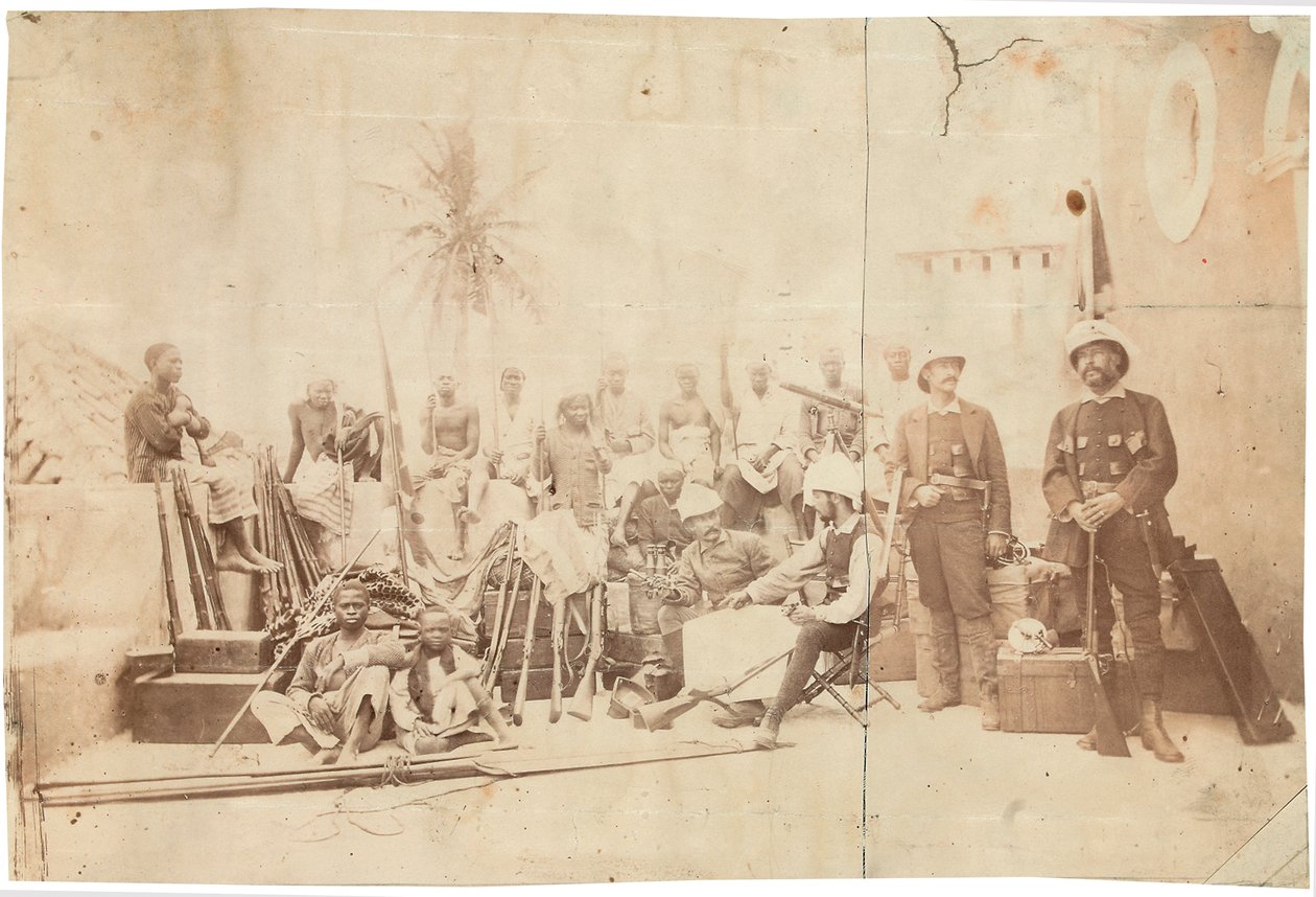 Fotografi fra et album som tilhører Henry Morton Stanley av English Photographer