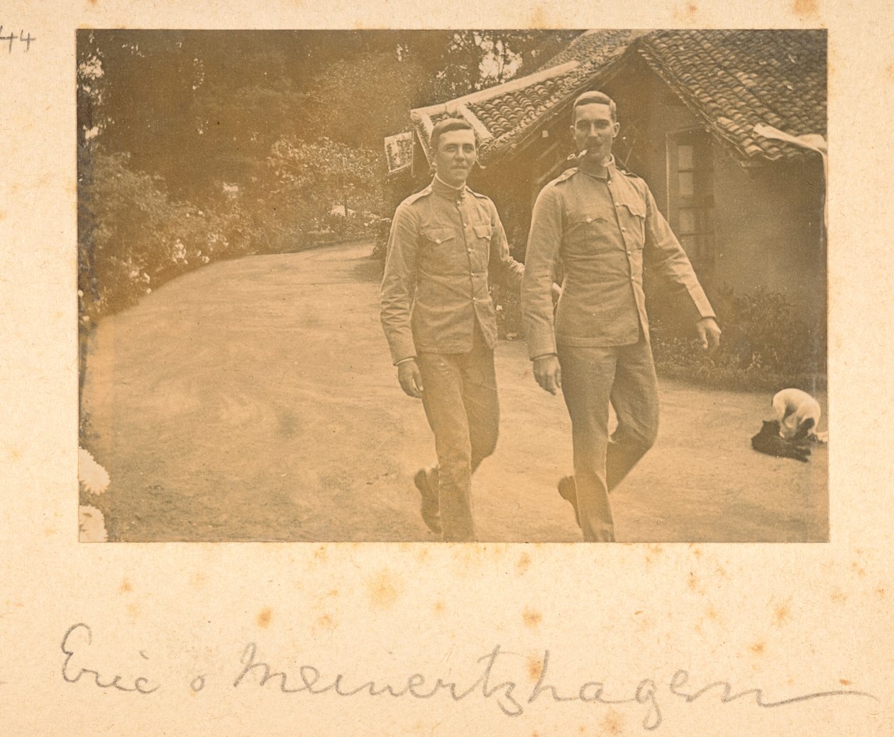 Portrett av Richard Meinertzhagen av Bailey, i indiske fotografier av FM Bailey 1900-03 (sepia-bilde) av English Photographer
