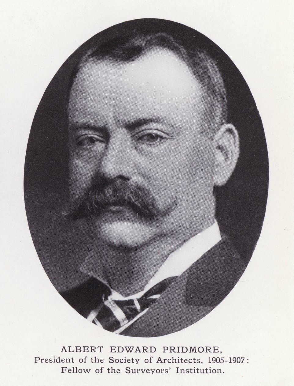 Prominente menn fra London: Albert Edward Pridmore (s/hvitt-bilde) av English Photographer
