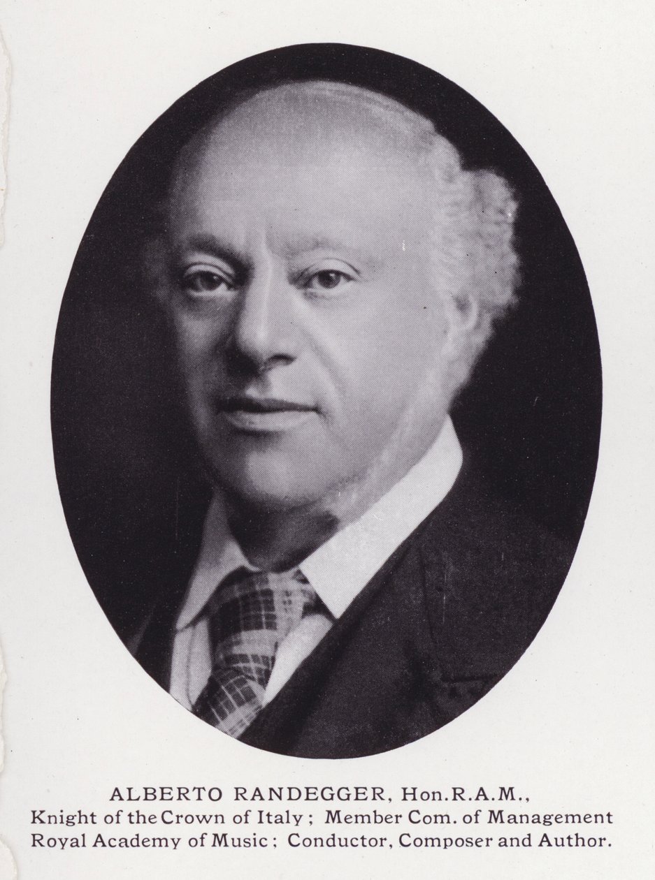Prominente menn fra London: Alberto Randegger (s/hvitt-bilde) av English Photographer