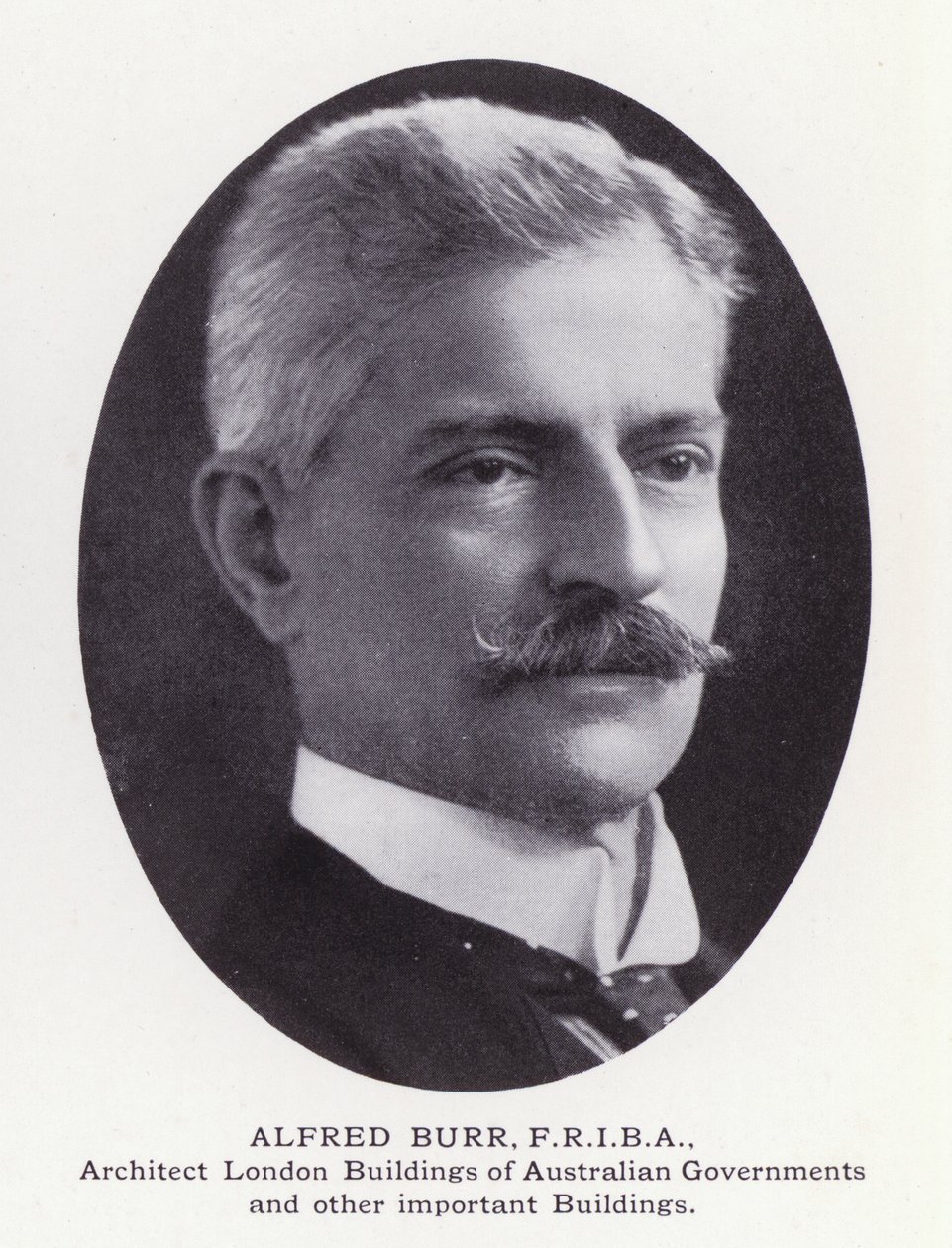 Prominent Men of London: Alfred Burr (s/hv-bilde) av English Photographer