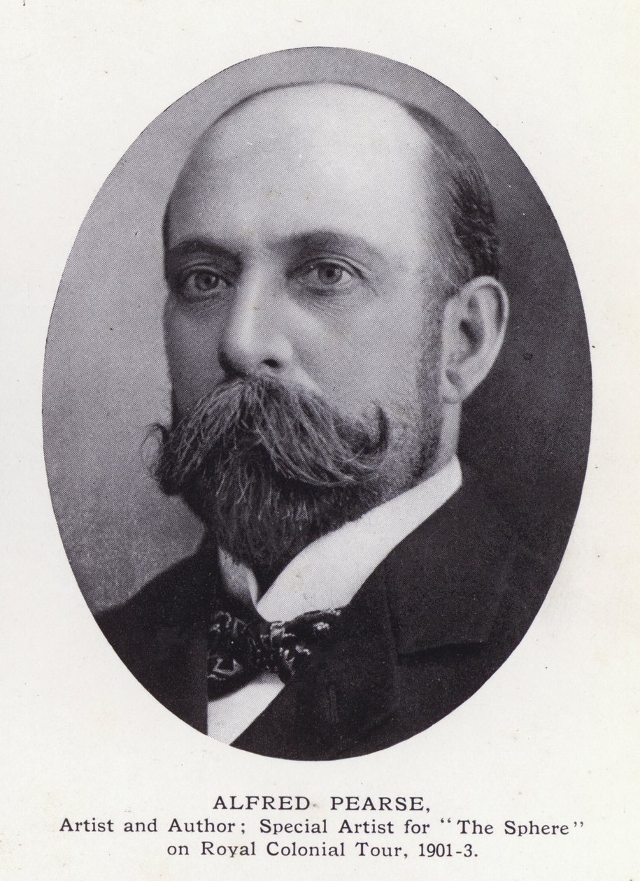 Prominent Men of London: Alfred Pearse (s/hv-bilde) av English Photographer