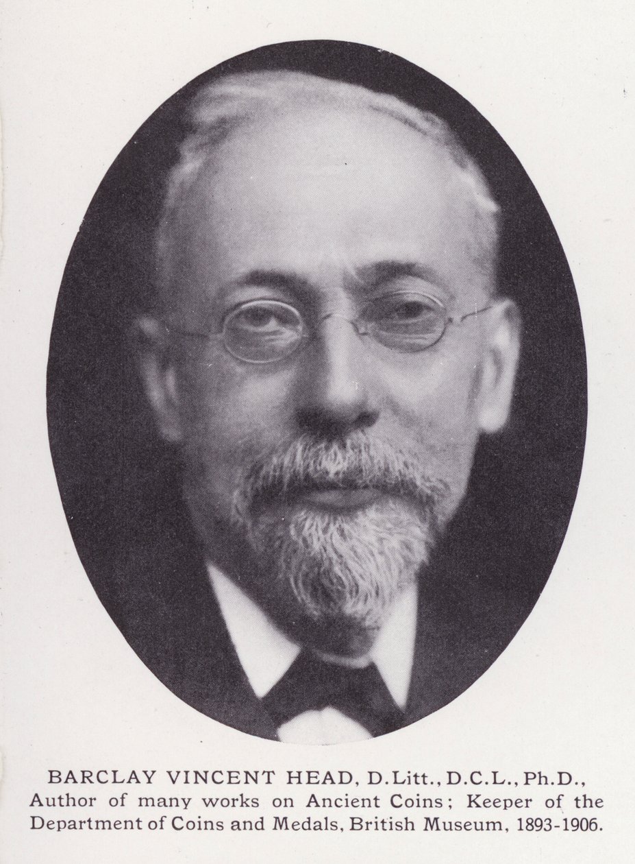 Prominent Men of London: Barclay Vincent Head (s/hv-bilde) av English Photographer
